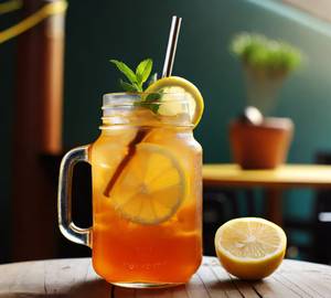 Classic Lemon Iced Tea [450 Ml Mason Jar]