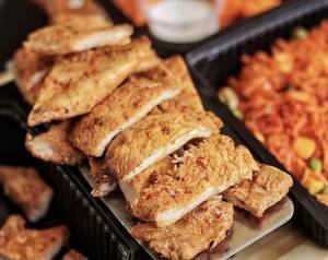 Grilled Chicken With Veggies (ginger Garlic Flavour)