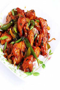 Pan Fried Chilly Chicken