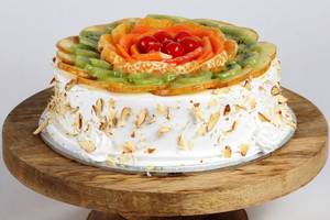 Creamy Vanilla Fruit Cake