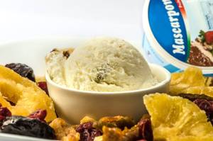 Mascarpone Cheese with Candied Fruits (Scoop)