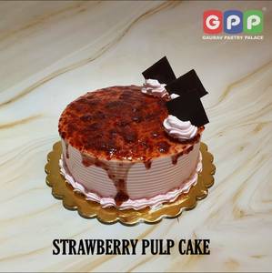 Strawberry Pulp Cake(half Kg)