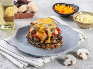 Low Carb Shitake Mushroom Lasagna With Truffle Oil