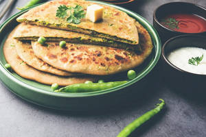 Green Peas (matar) Paratha