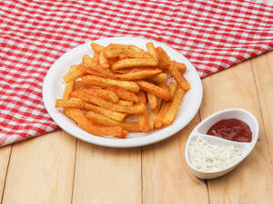 Fries Tossed with Sprinkler