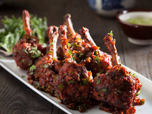 Chicken Lollipop Schezwan Tossed