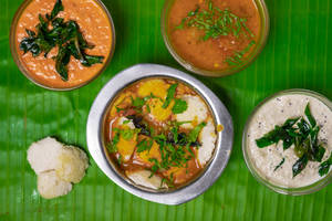 Ghee Mini Idly Sambar