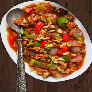 Chilli paneer mushroom