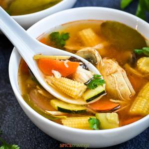 Veg Tom Yum Soup