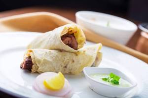 Chicken Seekh Rumali Roll Double