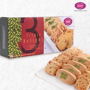 Karachi Triple Delight Green(Green Pista, Cashew & Fruit)[600 Grams]