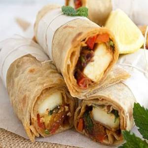 Veg.paneer Shawarma
