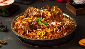 Mutton Biryani + Raita