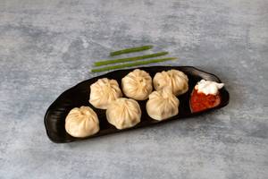 Chicken Steam Momos (6 Pcs)