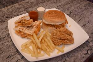 Grilled Chicken Burger + Chicken Sandwich + Wings(2pcs) +  Fries(15 Pcs) + Mayo(1pkt)