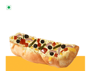 Deluxe Veggie Foot Long (6 Inch)                                                                                                                                              