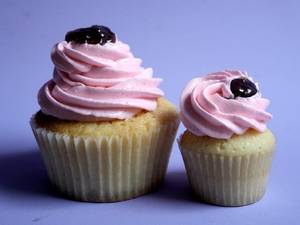 Vanilla And Raspberry Cupcake
