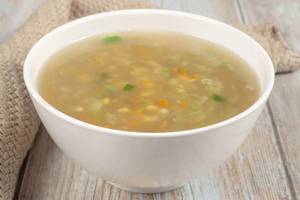Veg sweet corn soup