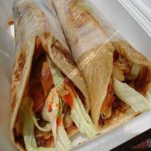 Soya Chaap Tikka Roll