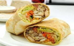 Normal Shawarma with Choice of Bread