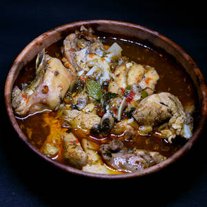 Chicken Cooked In Naga Style