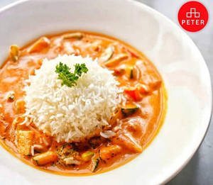 Non Veg Red Thai Curry Rice
