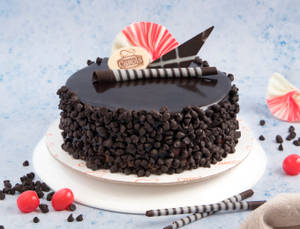 Eggless Choco Chip Truffle Cake (1kg) 