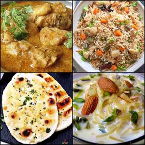 Chicken Maharaja+veg Pulao+butter Naan+sewai