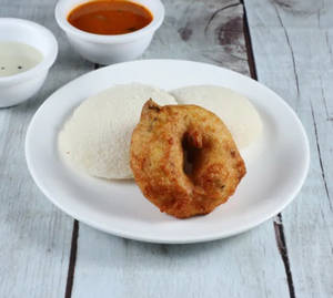 Idli 2 + Vada 1