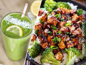 Grilled Tofu Steak + Raw Mojito