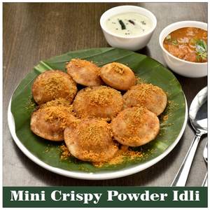 Mini Crispy Powder Idli