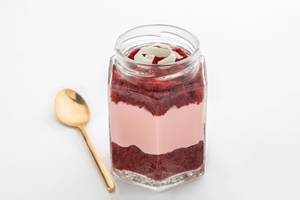 Red Velvet Cheesecake Dessert Jar
