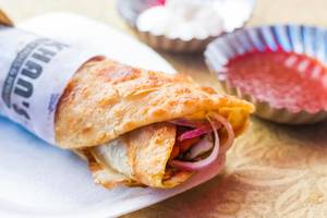 Chicken Spicy Kebab Kathi Roll