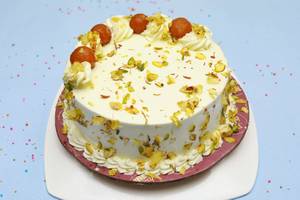 Gulab jamun  vanilla cake