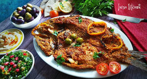 Fish Meshwi Samak With 1 Kuboos