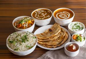 Veg Maharaja Thali.