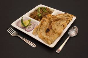 2 Laccha Paratha with Paneer Kosha Meal