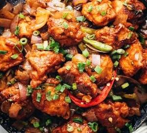 Bone Old Style Tangra Chilli Chicken  [bone]