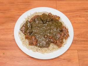 Palak Paneer chole Rice (Full)