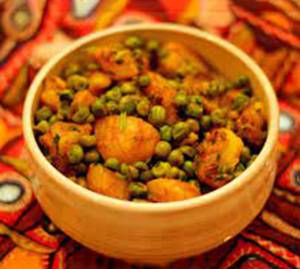 Aloo Matar Dry