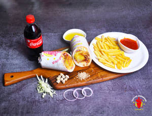 Veg Falafal + French Fries + Cold Drink