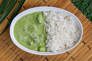 Veg Thai Green Curry With Rice
