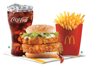 Large EVM McSpicy Chicken® Double patty Burger