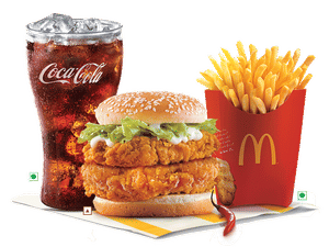 Large EVM McSpicy Chicken® Double patty Burger