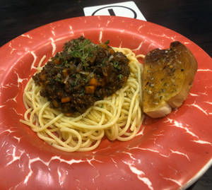 Chicken Meatballs With Spaghetti Pasta