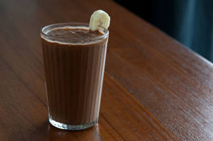 Chocolate  Banana  Almond Shake
