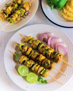 Achari mushroom tikka