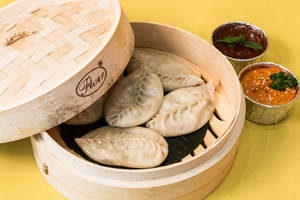 Paneer And Onions Momos(6 Pcs)