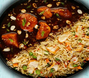 Fried Rice & Chilli Paneer