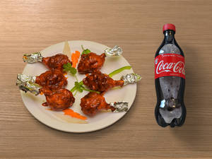 Chicken Drumstick (6 Pcs) + Coke 750 ml Pet Bottle